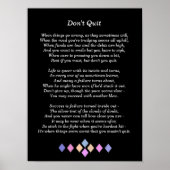 Laat niet met gedicht af - kunstdruk poster (Voorkant)