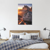 Laat Niets Anders Dan Voetafdrukken Achter Canvas Afdruk (Insitu (Slaapkamer))