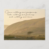 Laat niets anders dan voetafdrukken briefkaart (Voorkant)