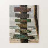 Laat niets anders dan voetafdrukken legpuzzel (Verticaal)