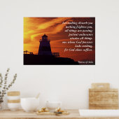 Laat niets u storen poster (Keuken)