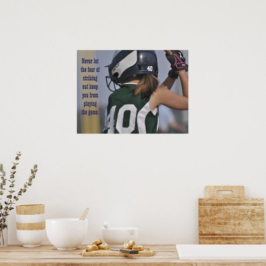 Laat nooit bang zijn poster (Keuken)