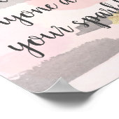 LAAT NOOIT IEDEREEN UW Poster VAN HET SPARKELCitaa (Hoek)