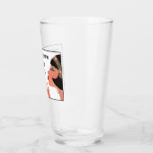 "Laat nooit iemand je mond snoeren" Glas (Links)