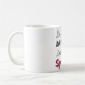 Laat nooit iemand je mond snoeren koffiemok (Links)