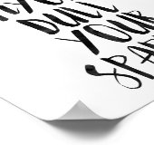 Laat nooit iemand je mond snoeren poster (Hoek)