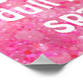 Laat nooit iemand je openhartig citaat smaken poster (Hoek)