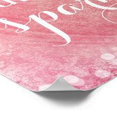 Laat nooit iemand je openhartig citaat smaken poster (Hoek)