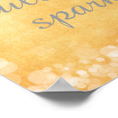 Laat nooit iemand je openhartig citaat smaken poster (Hoek)