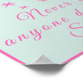 Laat nooit iemand je poster smaken (Hoek)