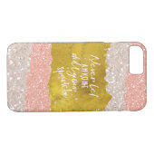 Laat nooit iemand je sprankeling afstompen Case-Mate iPhone case (Achterkant (Horizontaal))