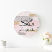 LAAT NOOIT IEMAND UW SPARKELCitaat VERLIEZEN Grote Klok (Huis)