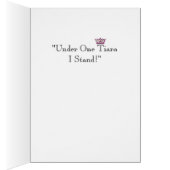 "Laat nooit thuis zonder je tiara!" (Binnen (Rechts))