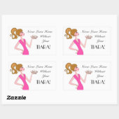 Laat nooit thuis zonder je Tiara! DIVA Stickers (Vel)