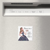 Laat nooit thuis zonder je TIARA! Magneet (Insitu (Vaatwasser))