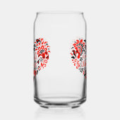 Laat Oekraïne met rust en hart Blikvorm Glas (Rechts)