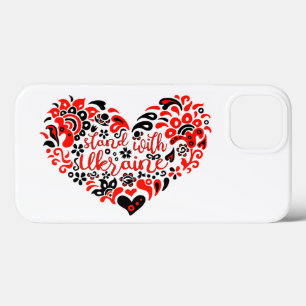 Laat Oekraïne met rust en hart Case-Mate iPhone Case