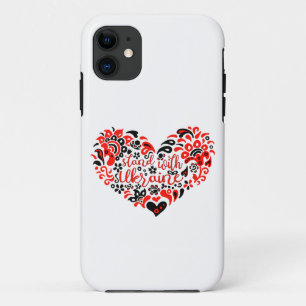 Laat Oekraïne met rust en hart Case-Mate iPhone Case