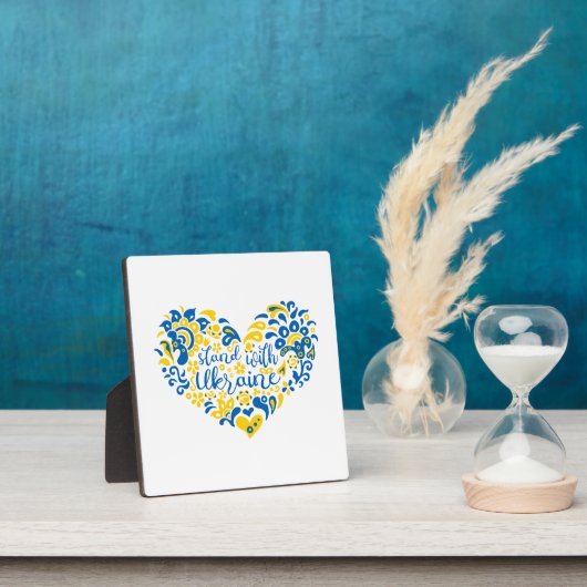 Laat Oekraïne met rust en hart Fotoplaat (Insitu)