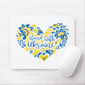 Laat Oekraïne met rust en hart Muismat (Met muis)