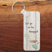 Laat of laat Gedraaide Sleutelhanger zijn (Voorkant)