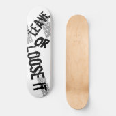 Laat of los persoonlijk skateboard (Voorkant)