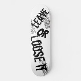 Laat of los persoonlijk skateboard