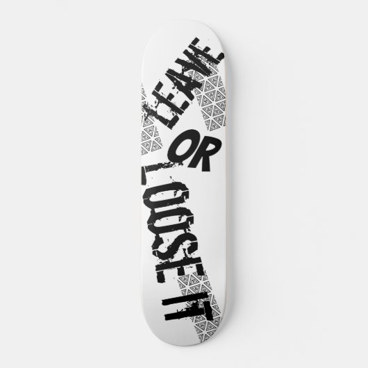 Laat of los persoonlijk skateboard (Voorkant)