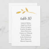 Laat olijven. Kassetnummer met zitplaats Kaart (Voorkant / Achterkant)