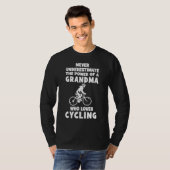 Laat oma's fietsen met dit grappige T-shirt los (Voorkant volledig)