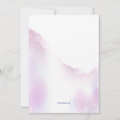 Laat omhoog uw (Witte) Uitnodiging van de Schaatse (Achterkant)