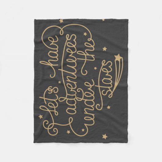 Laat ons avonturen hebben fleece deken (Voorkant)