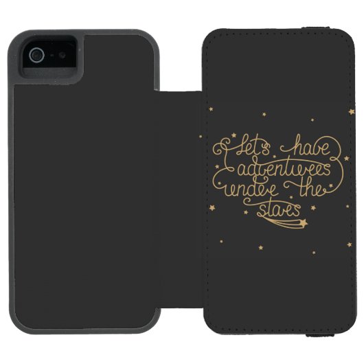 Laat ons avonturen hebben incipio iPhone portemonnee hoesje (Agenda Open)