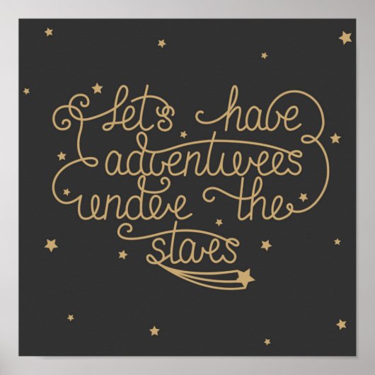 Laat ons avonturen hebben poster (Voorkant)