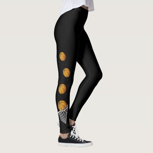 Laat ons Basketball spelen Leggings (Rechts)