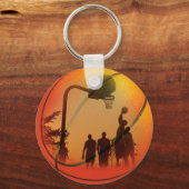 Laat ons Basketball spelen Sleutelhanger (Voorkant)