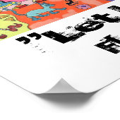 "Laat ons besproeien" Poster (Hoek)