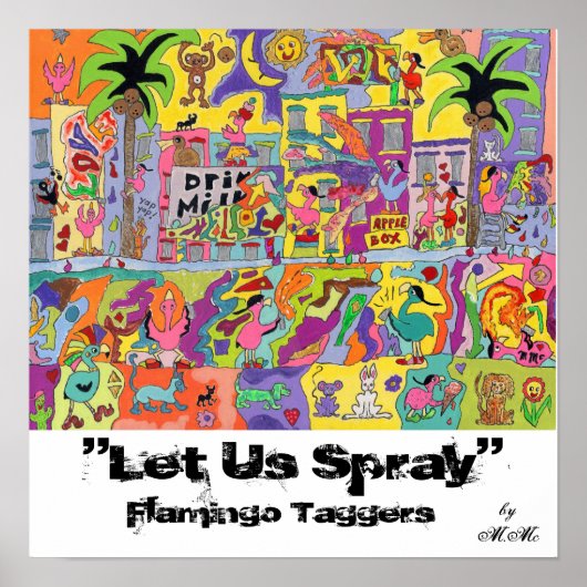 "Laat ons besproeien" Poster (Voorkant)