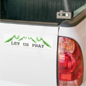 Laat ons bidden Bidsprinkhaan Sticker (Op Truck)