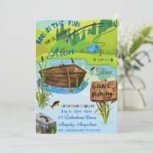 Laat ons de Geviste Kaart van de Uitnodiging van d (Staand voorkant)