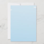 Laat ons de Geviste Kaart van de Uitnodiging van d (Achterkant)