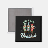 Laat ons drie lukraak kerstkleertjes halen magneet (Voorkant / Achterkant)