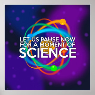 LAAT ONs EEN PAUSE NEMEN VOOR EEN MOMENT VAN WETEN Poster
