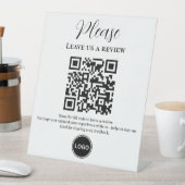 Laat ons een review QR-code achter Reclamebord Met Voetstuk (Insitu)