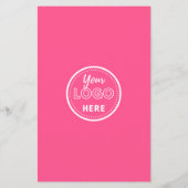Laat ons een Review QR Code Social Media Logo Flyer (Achterkant)