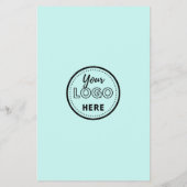 Laat ons een Review QR Code Social Media Logo Flyer (Achterkant)
