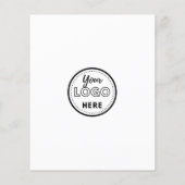 Laat ons een Review Social Media Logo Trendy White Flyer (Achterkant)
