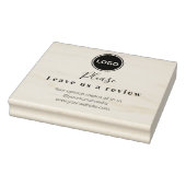 Laat ons een review Social Media Rubberstempel (Stempel)