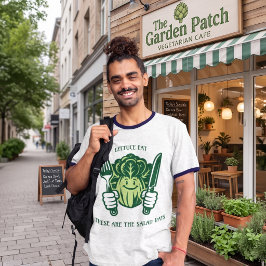 Laat ons eten, dit zijn de slappe dagen t-shirt
