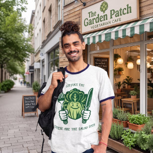 Laat ons eten, dit zijn de slappe dagen t-shirt